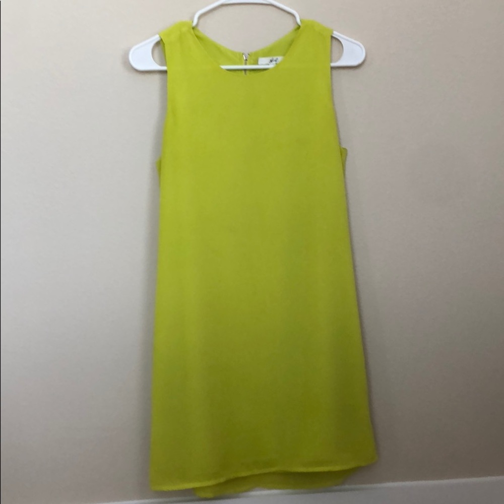 lime green dress
